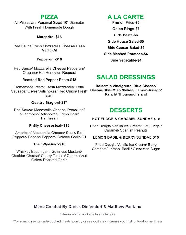 Coughlan's Pub Menu image 2